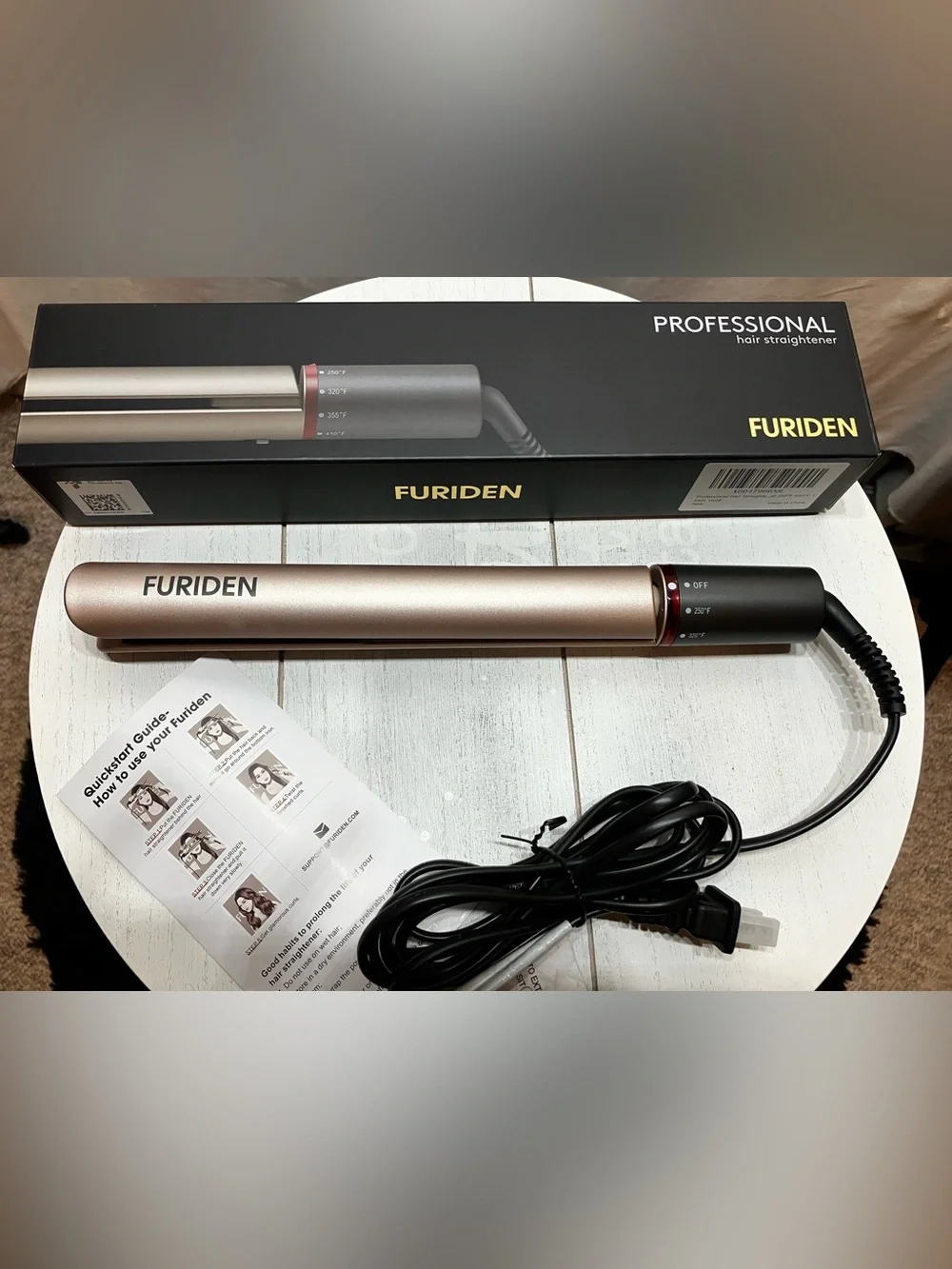 Furiden Professional Hair Straightener - Rose Gold’s New in box